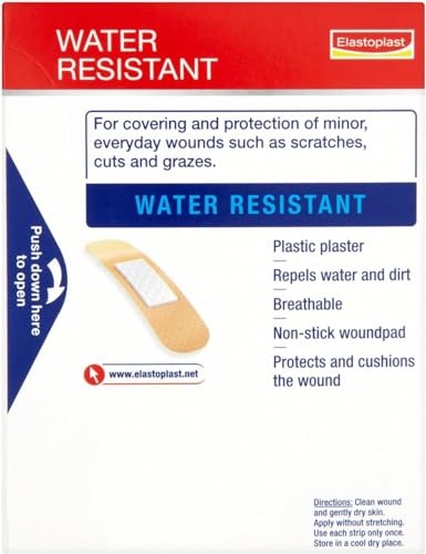 Elasroplast Water Resistant Plasters Strips - Pack of 100