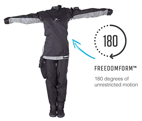 Dui Yukon Ii Mens Drysuit (Black Accent, Large) #TOP2