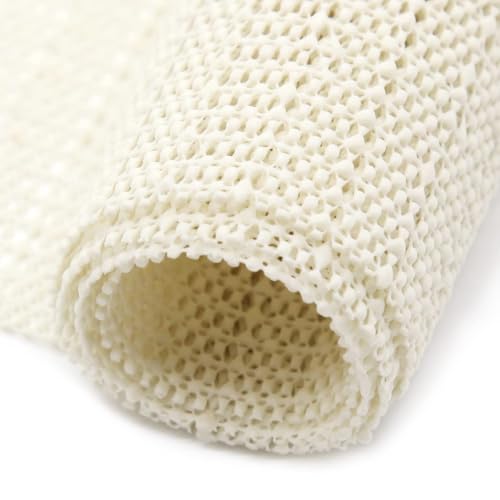 fowong Anti Slip Rug Underlay, 200 x 200cm PVC Rug Gripper...