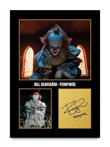 HWC Trading Bill Skarsgård IT Pennywise Gifts Printed Signed Autograph Picture for Movie Memorabilia Fans - A4 Print Only (ID-005939)