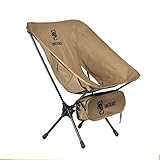 OneTigris PROMENADE Klappstuhl für Camping, 150 kg Kapazität, kompakter Outdoor-Stuhl für Camping, Wandern, Garten, Reisen, Strand, Picknick, leichte Rucksackreisen