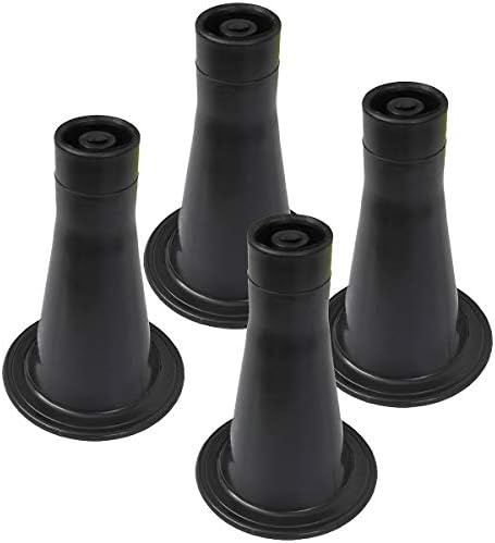 CAFORO Bed Frame Feet That Replace Your Wheels. Replacement Feet Allow Your Bed to Be Stationary Without Damaging Your Floor (Set of 4)