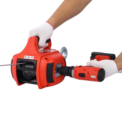 Winche portátil Geelife con capacidad de 750 lb y cable acero 40 pies miniatura 2