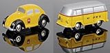  Schuco 50171060 - Set 5 PTT mit VW T2 Bus und VW Käfer Piccolo