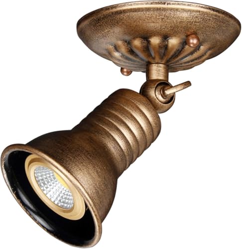 Luminaires contemporains et applique murale rétro en métal avec spot de plafond LED