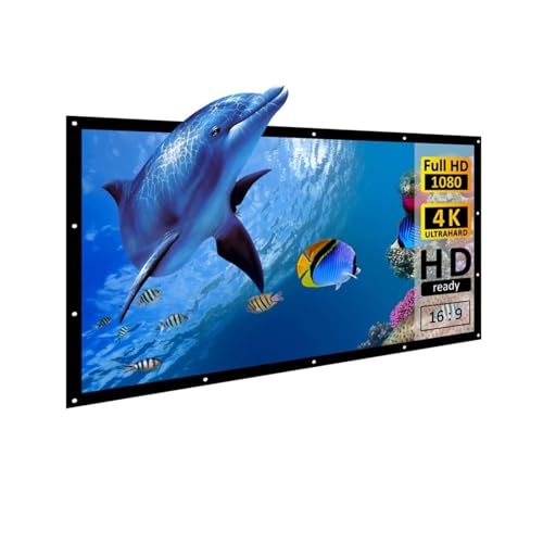 Pantalla de proyector portátil y plegable 120 pulgadas