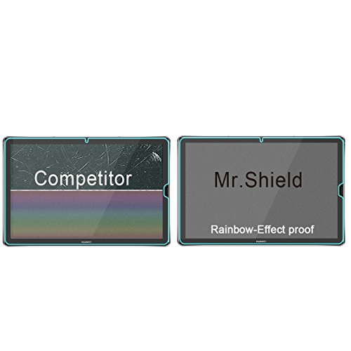 Mr.shield [2-Pack] Designed For Huawei Mediapad M5 10.8 Inch Tablet [Tempered Glass] Screen Protector [0.3Mm Ultra Thin 9H Hardness 2.5D Round Edge] With Lifetime Replacement #TOP4