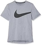 100% Polyester Nike Jungen T-Shirt Breathe Hyper GFX, Pure Platinum, M