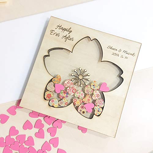 手描きアートウェルカムボード(桜・富嶽＆風雷神・チューリップ