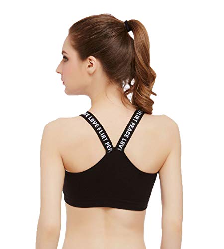 Image of Women's Nylon & Cotton Lightly Padded Non-Wired Sports Bra
