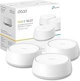 TP-Link Deco BE22 (3-Pack) - Sistema Wi-Fi 7 Mesh BE3600 (hasta 3,6 Gbps) – 2× Puertos Gigabit, MLO con backhaul Combinado, Seguridad HomeShield, Cobertura para más de 150 Dispositivos