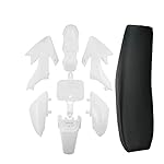 CLEO-Plastics-Kit-with-Black-Seat-for-CRF50-XR50-Chinese-50cc-70cc-90cc-Dirt-Pit-BikeFenders-Fairings-Replacement-Plastic-with-Seatwhite