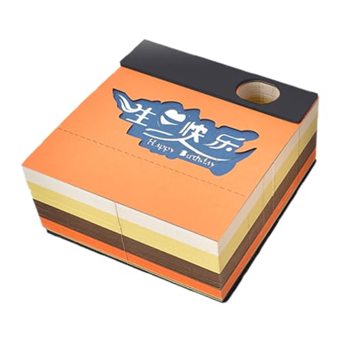 Notes 3D à découper vintage pour bureau et planificateur créatif