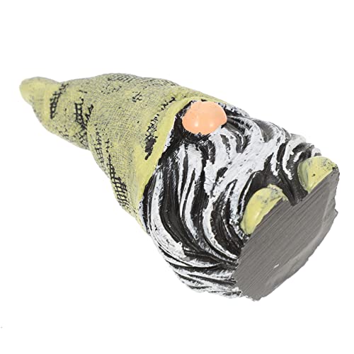 Toyvian Estatua Miniatura de GNOME de para Jardín Adorno Decorativo de Duende con Detalles Adorables Escultura de Jardín para Decoración Interior y Exterior