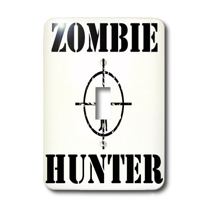 Zombie Hunter interrupteur à bascule multicolore 3dRose lsp_161176_1 décoratif