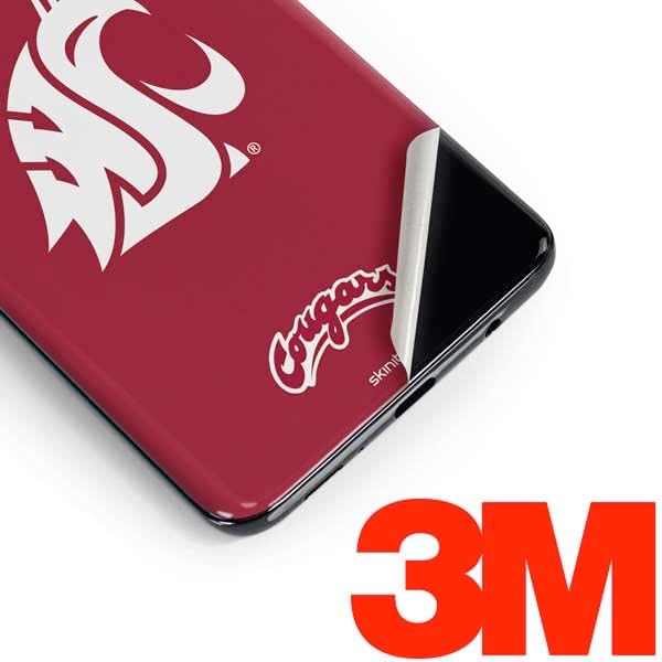 Skinit Decal Phone Skin Compatible with Samsung Galaxy S10e - Officially Licensed College Washington State Cougars Logo Design