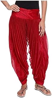 Women's Solid Net Fancy Semi Patiyala Readymade Bottom Salwar Waist fit Size XL Length 38 Inch.Approx