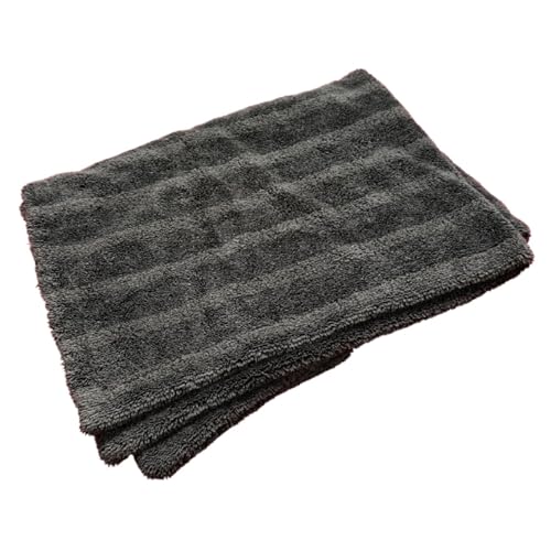 Thor The Weapon of Mass Drying (W.M.D) Premium Microfiber Drying Towel Super Absorbent Dual-Pile Auto Detail Towel (Large 24 x 35) Korean 1200 GSM Streak-Free Drying for Automobiles