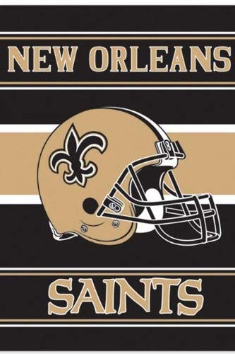 image for Fremont Die NFL New Orleans Saints 2-Sided House Flag, 28