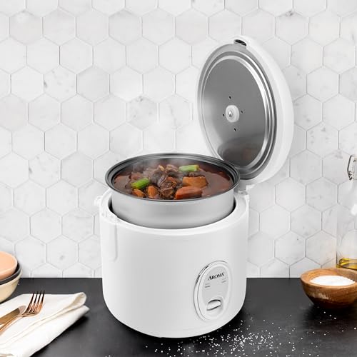 Aroma Housewares 8-Cup (Cooked) (4-Cup UNCOOKED) Cool Touch Rice Cooker (ARC-914S) by AROMA - Used condition - Image 6