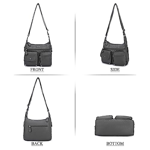 Image of Angel Kiss Crossbody Bags for Women, Ladies Shoulder Handbags and Purses Medium Faux Leather Pocketbooks | Ladies