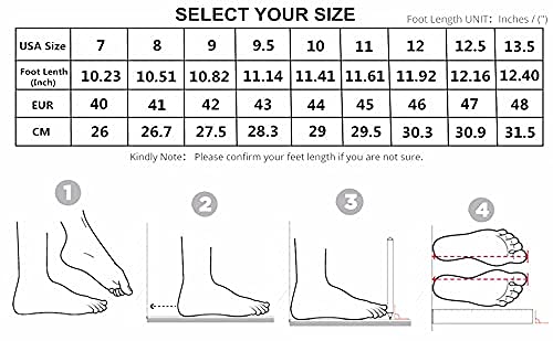 ROCKMARK Men's Winter Snow Boots Outdoor Warm Mid Calf Waterproof Durable Boot Non-Slip Warm Climbing Shoes (8, Black)