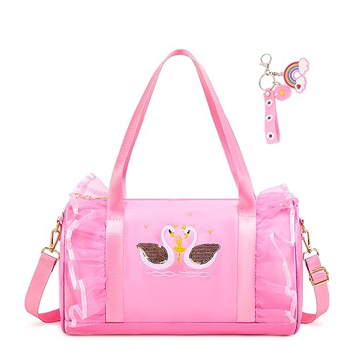 Cute Ballet Dance Bag Princess Backpack Pink Shoulder Bag Girls