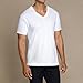 Fruit of the Loom Men's Extended Sizes V-Neck T-Shirt, White, XX-Large(Pack of 5)