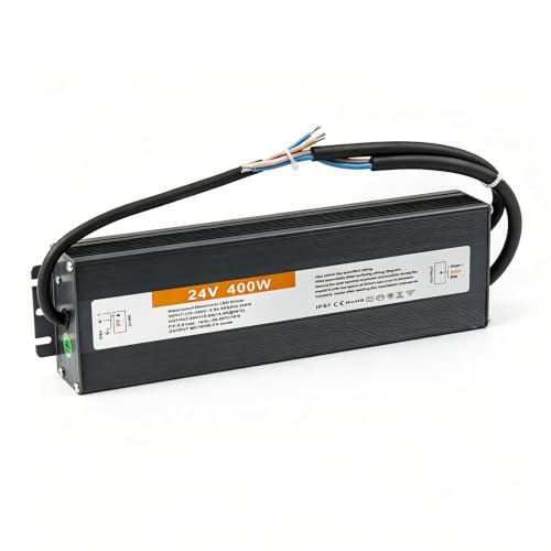 Convertisseur d'alimentation LED 24V 400W boîtier étanche IP67