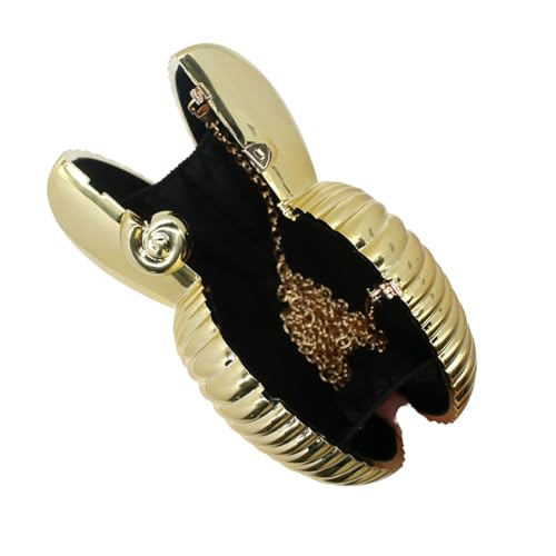 Image of Women Acrylic Clutch Purse Novelty Metallic Evening Bag for Party