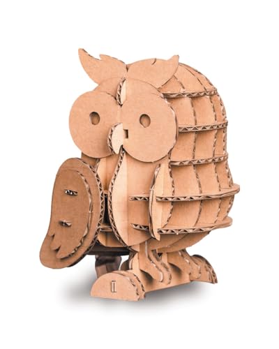 MESCOURSES Maquette Hibou Carton – vue 2