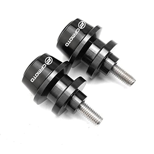 Mowok Fits For Cfmoto 150Nk 250Nk 250Sr 400Nk 650Nk 400Gt 650Tr-G 650Mt 800Mt Accessories Motorcycle M10 Swingarm Spools Slider Stand (Black) #TOP2
