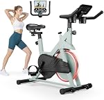 DeerRun Exerciser Vélo, Résistance magnétique réglable Vélo stationnaire intérieur,Fitness Vélo stationnaire Vélo à vélo avec télécommande, Équipement d'exercice pour la maison 300lbs Capacité de poids