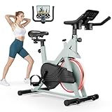 DeerRun Exerciser Bike, Adjustable Magnetic Resistance Indoor Stationary Bike,Fitness Stationary Bike Cycling Bike with Remote Control, Exercise Equipment for Home 300lbs Weight Capacity