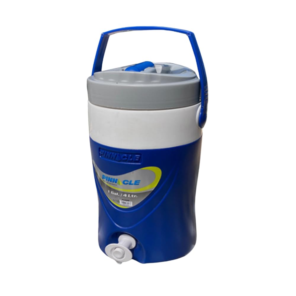 Pinnacle Bidon à eau avec robinet – Thermos eau froide, distributeur d'eau haute résistance, isolant PU Premium, idéal pour l'extérieur et le camping (8 L)