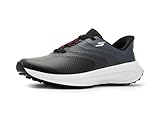 Skechers Go Herren-Golfschuhe aus Synthetik, Schnürung, Schnürung, Schwarz und Weiß, Größe 43