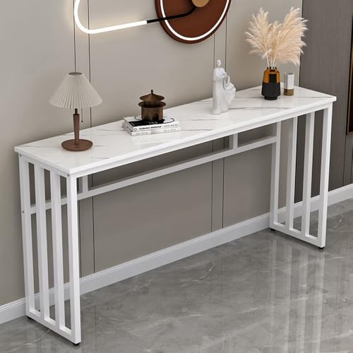 YFFYコンソールテーブル 玄関 収納 、エントランス台玄関 、 ?立??、カウンター コンソール スリム、 北欧風 、玄関棚、寝室棚 組立簡単 リビディスプレイ台, 省スペースキッチン収納ラック 飾りテーブルサイドテーブル オープンラック 玄関棚 (C,