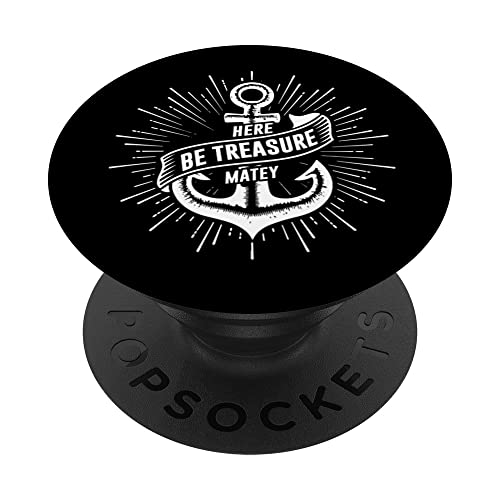 Piratecore Aesthetic - Naval Skull Adventure Ship - Ancla PopSockets PopGrip Intercambiable