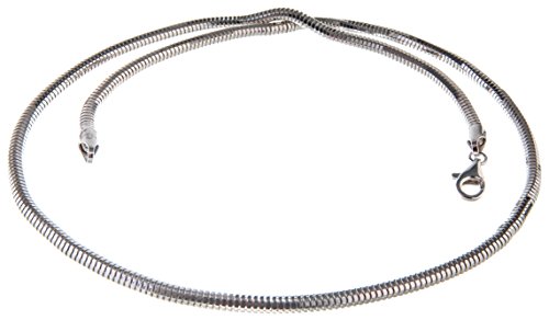 Achtkant Schlangenkette 4mm - 925 Silber - Länge wählbar 40-100cm