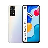1 Xiaomi Redmi Note 11S - Smartphone 6+128GB, Pantalla AMOLED 6.43\" 90Hz FHD+, MediaTek Helio G96, cámara Profesional 108MP, 5000mAh, Pearl White