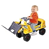 COLOR TREE Ride-on Forklift Construction Truck Toy Tractors for Children,Sound, Lifting, Loading and