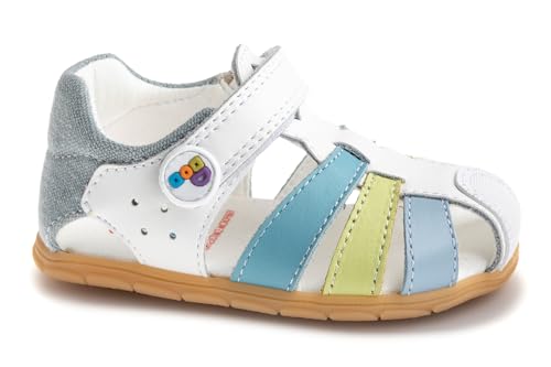 Pablosky ZIG 052302, Sandalia, Blanco, 27 EU Ancho