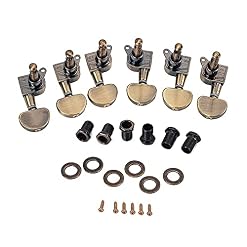 WGOEODI 3 Chevilles d’accordeur de Cordes de Guitare Rondes complètement fermées Gauche 3 Droites, tête de Machine d… - Les Beatles, Paul McCartney, John Lennon, RIngo Starr, George Harrison WGOEODI 3 Chevilles d'accordeur de Cordes de Guitare Rondes complètement fermées Gauche 3 Droites, tête de Machine d… – Image 2