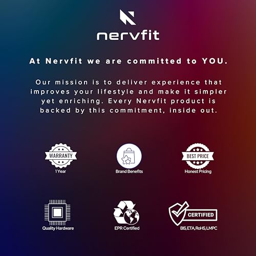 Image of Nervfit Astra GT Smart Watch, HD Display, BT Calling, IP67, Custom Watch Faces, AI Voice Assistant, Health Tracking
