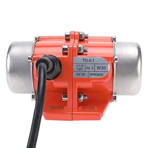 Concrete Vibrator Motor Single Phase AC 110V 30W 90W for Concrete Vibrators & Mixers & Vibrating Table (30W)