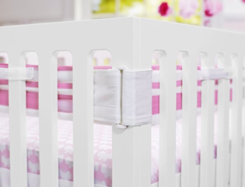 Just Born Fresh Air Crib Liner, Pink/White - Thumbnail 3