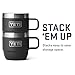 YETI Rambler 6 oz Stackable Mug, Stainless Steel, Vacuum Insulated Espresso/Coffee Mug, 2 Pack, Black