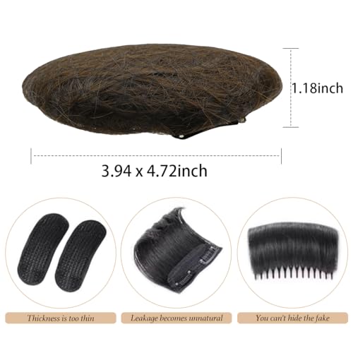 Grampos de cabelo para inserção de volume, clipe de volume invisível para cabelo fino e grosso, aces