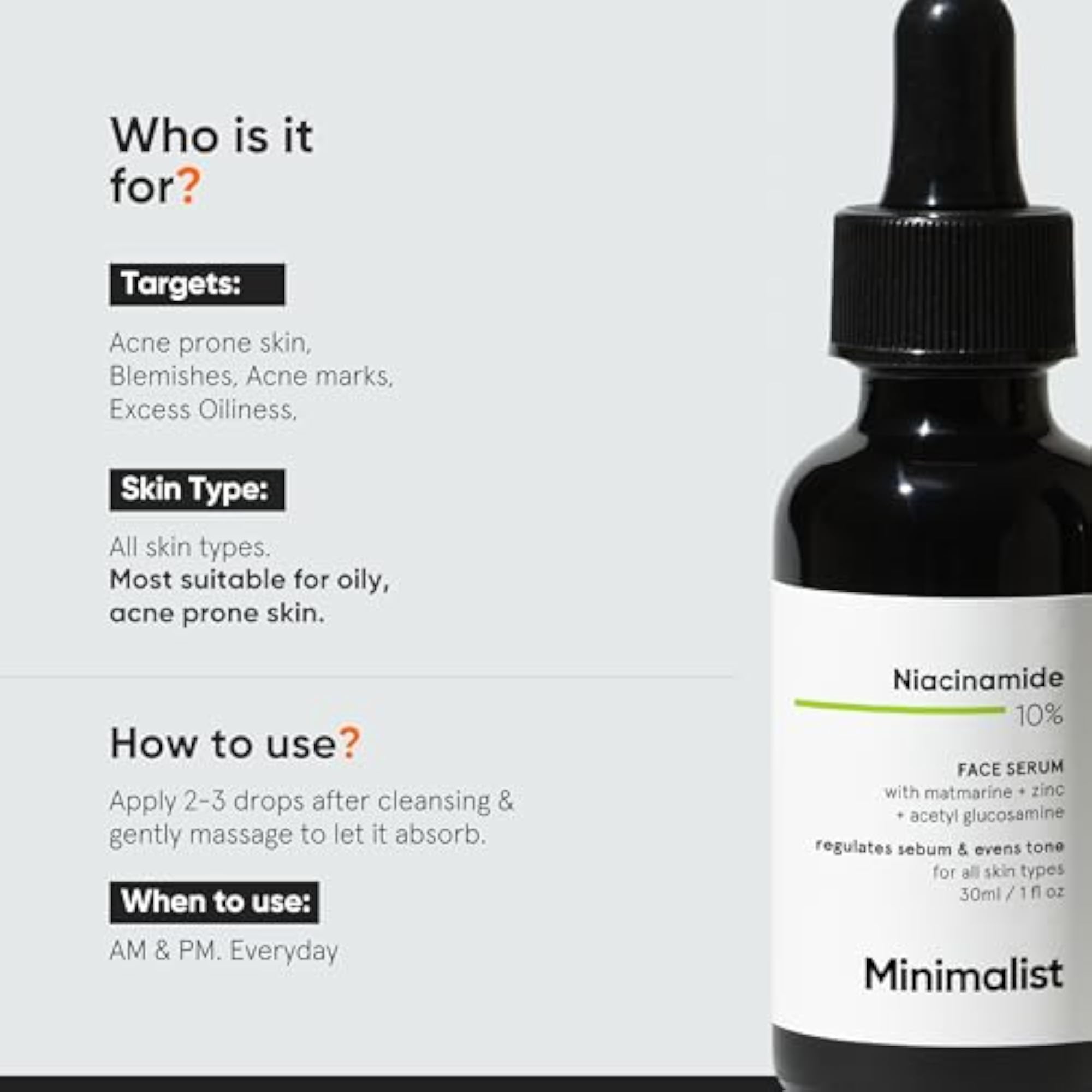 Anti-Acne Duo Mini: Salicylic Acid + Niacinamide Serum