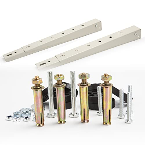 WeCooper Outdoor Split Air Conditioner Mount Bracket for 9000-36000BTU, Heavy-Duty Foldable Wall Mounting AC Bracket for Universal Ductless Mini Split Condensers Support up to 500LB by WeCooper - Image 7